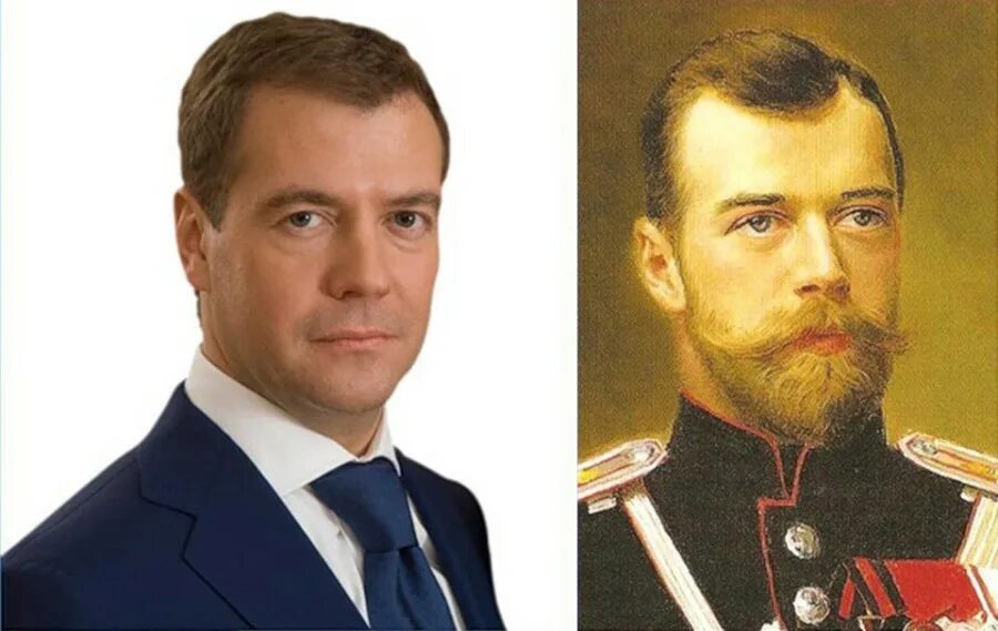 Медведев и николай второй сходство фото Является ли Дмитрий Медведев реинкарнацией Николая II?: bloha_v_svitere - ЖЖ
