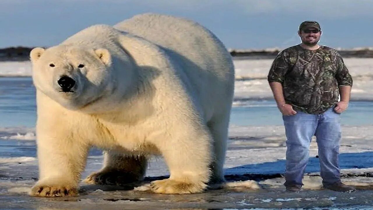 Медведи мира фото The biggest Polar bear in the world - YouTube
