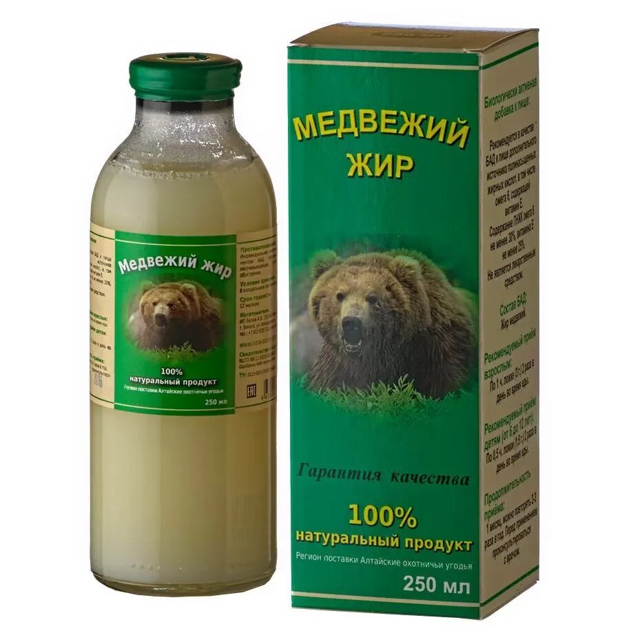 Медвежий жир как выглядит настоящий Медвежий жир (250 мл) - купить в Москве Фитоаптека Био-Профи