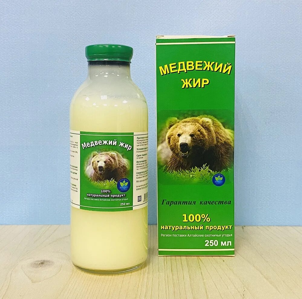 Медвежий жир как выглядит настоящий Медвежий жир 250 мл купить за 850 ₽ в Воронеже