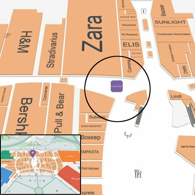 Мега химки схема расположения магазинов Langery, jewelry shop, Khimki, mikrorayon IKEA, 1 - Yandex Maps