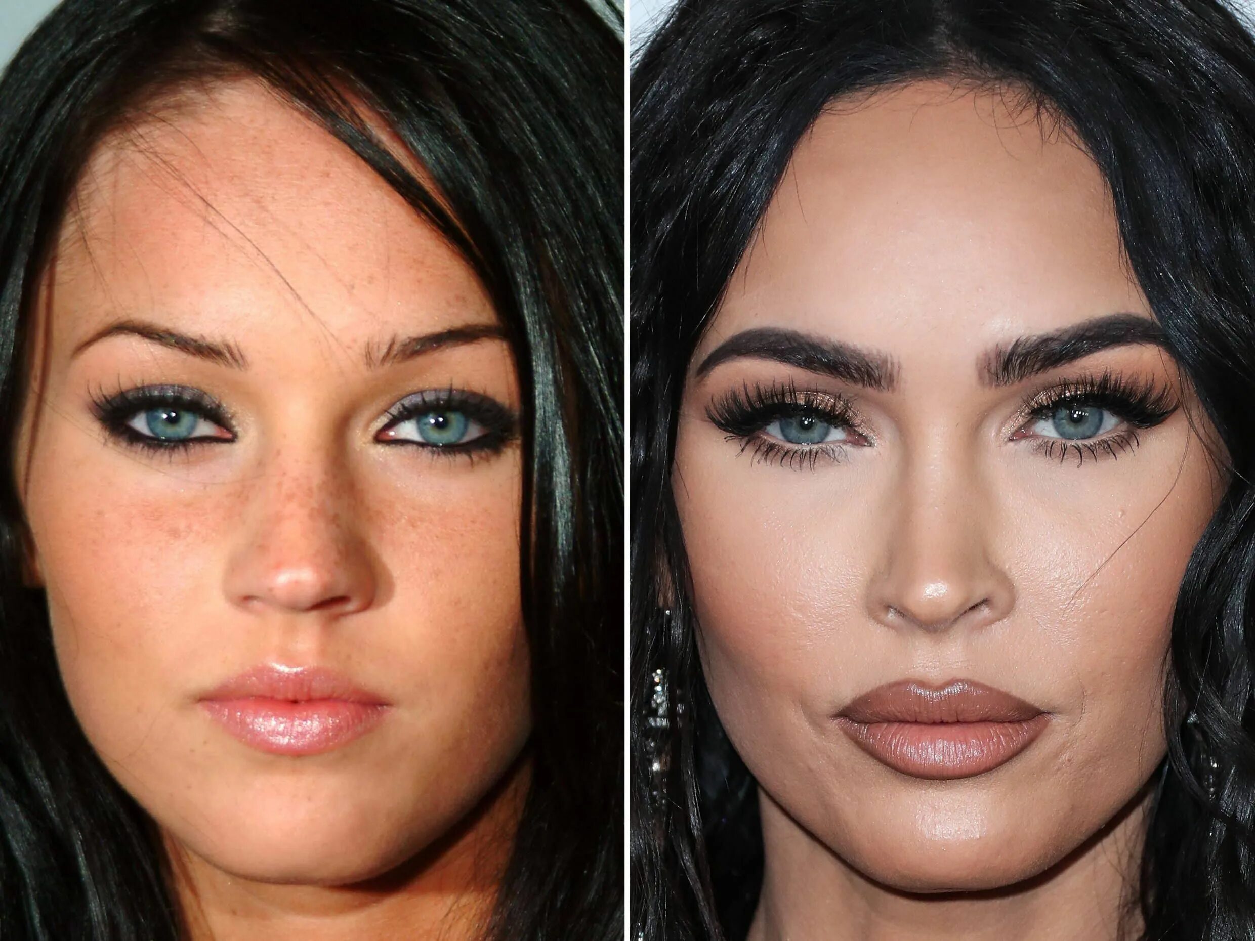 Меган фокс до пластики и после фото Megan Fox, Before and After Megan fox plastic surgery, Megan fox, Megan fox make