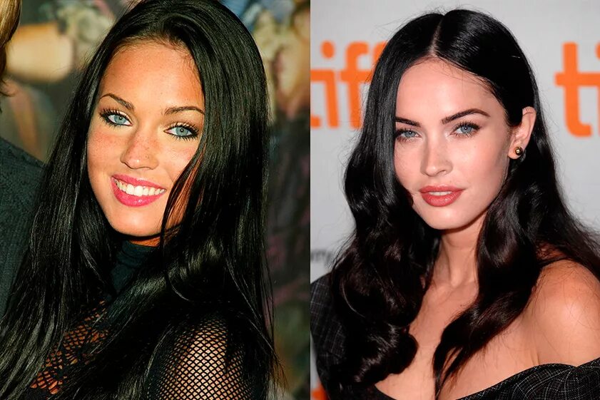 Меган фокс до пластики и после фото Incredible Celebrity Transformations: Before-And-After Pics