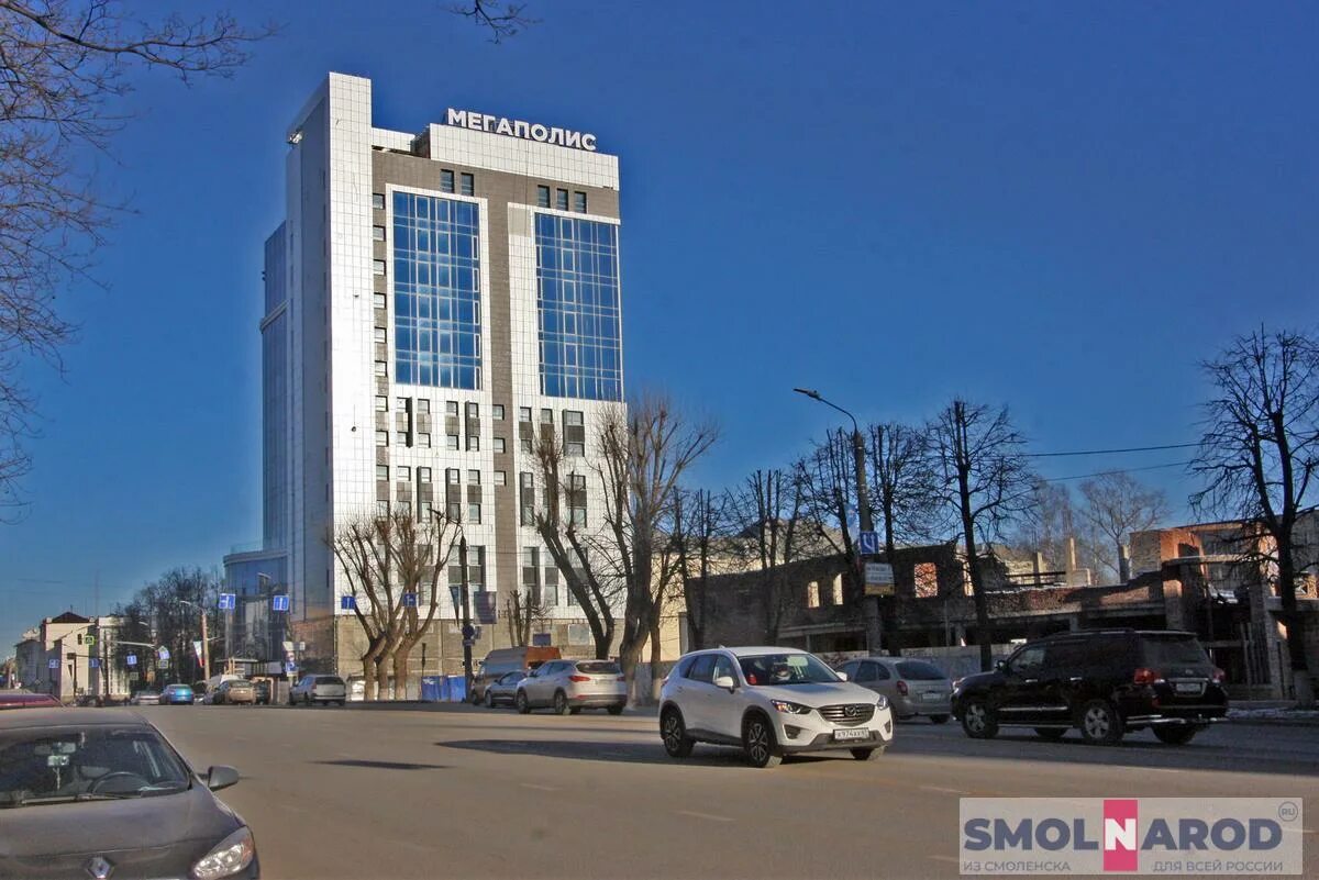 Мегаполис смоленск фото Мегаполис" с трудной судьбой. Строительство отеля в Смоленске заподозрили в нару