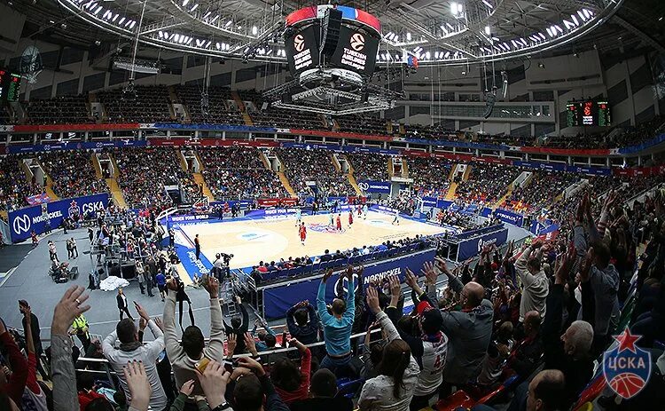 Мегаспорт арена баскетбол фото The Red Army night CSKA Moscow