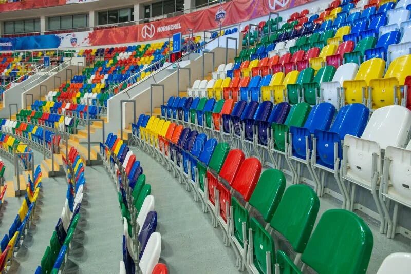 Мегаспорт арена фото трибун Bright seats for viewers editorial photography. Image of olympic - 93261972