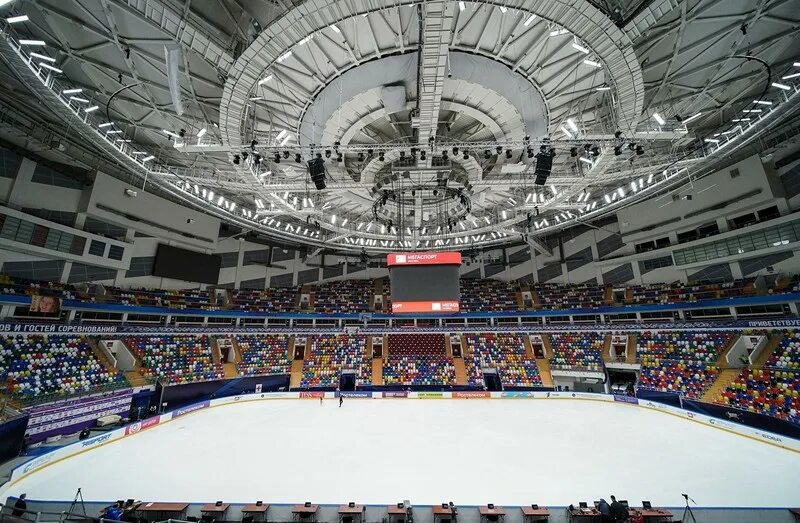 Мегаспорт арена фото зала Фигурное катание - Командный турнир. Olympteka.ru