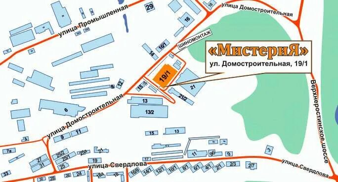 Мегастрой домостроительная ул 7 фото Группа компаний МистериЯ на карте Мурманска - Мурманск, Домостроительная, 19, 1 
