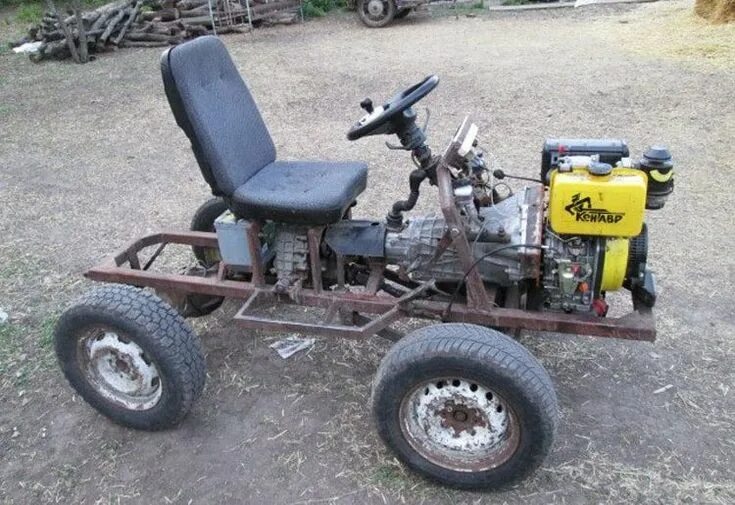 Минитрактор самодельный отрадная самодельный трактор Monster trucks, Crafts, Motorcycle