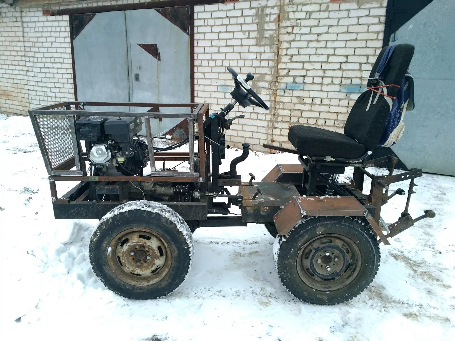 Минитрактор самодельный переломка 4x4 купить на авито Капот на минитрактор - Мини трактор переломка 4х4, 0,5 л, 2017 года другое DRIVE