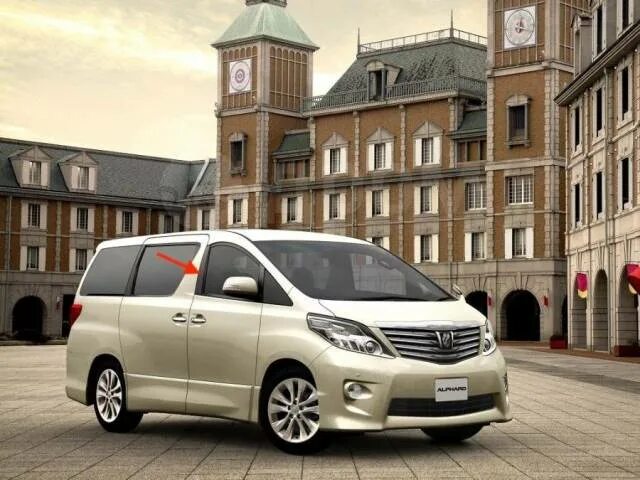 Минивэн марки автомобилей фото Купить Накладка на дверь Toyota Alphard 2008-2015 75755 ANH20W, передняя правая 
