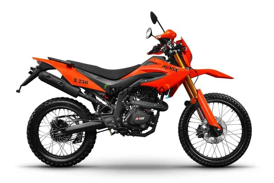 Минск эндуро 250 фото Мотоцикл кроссовый / эндуро Minsk (Минск) X250 Enduro ORANGE M1NSK с ПТС в налич
