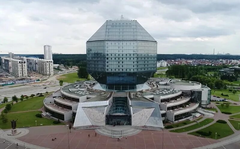 Минск фото города 2024 National Library of Belarus News