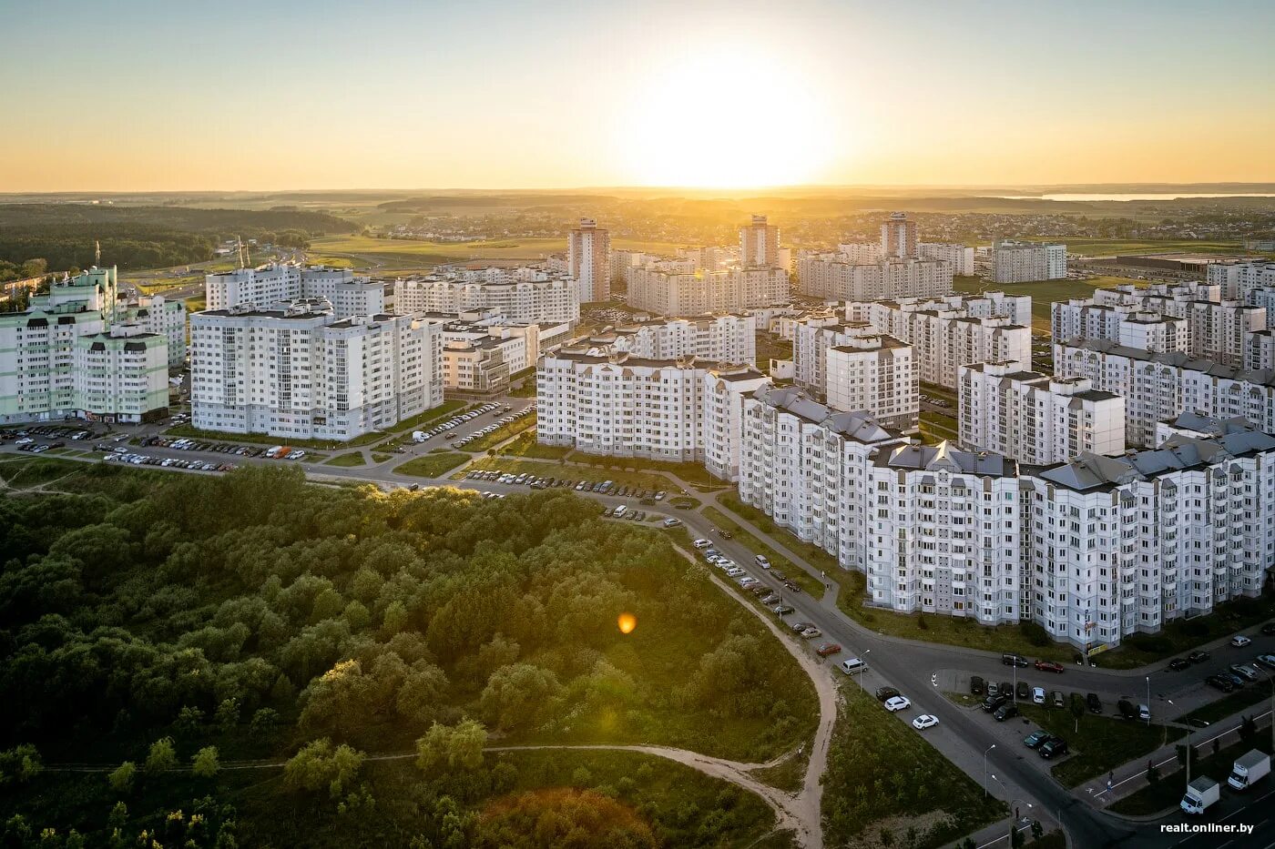 Минск каменная горка фото Кто сказал, что район плохой? Каменная Горка и окрестности из окон 25-этажки