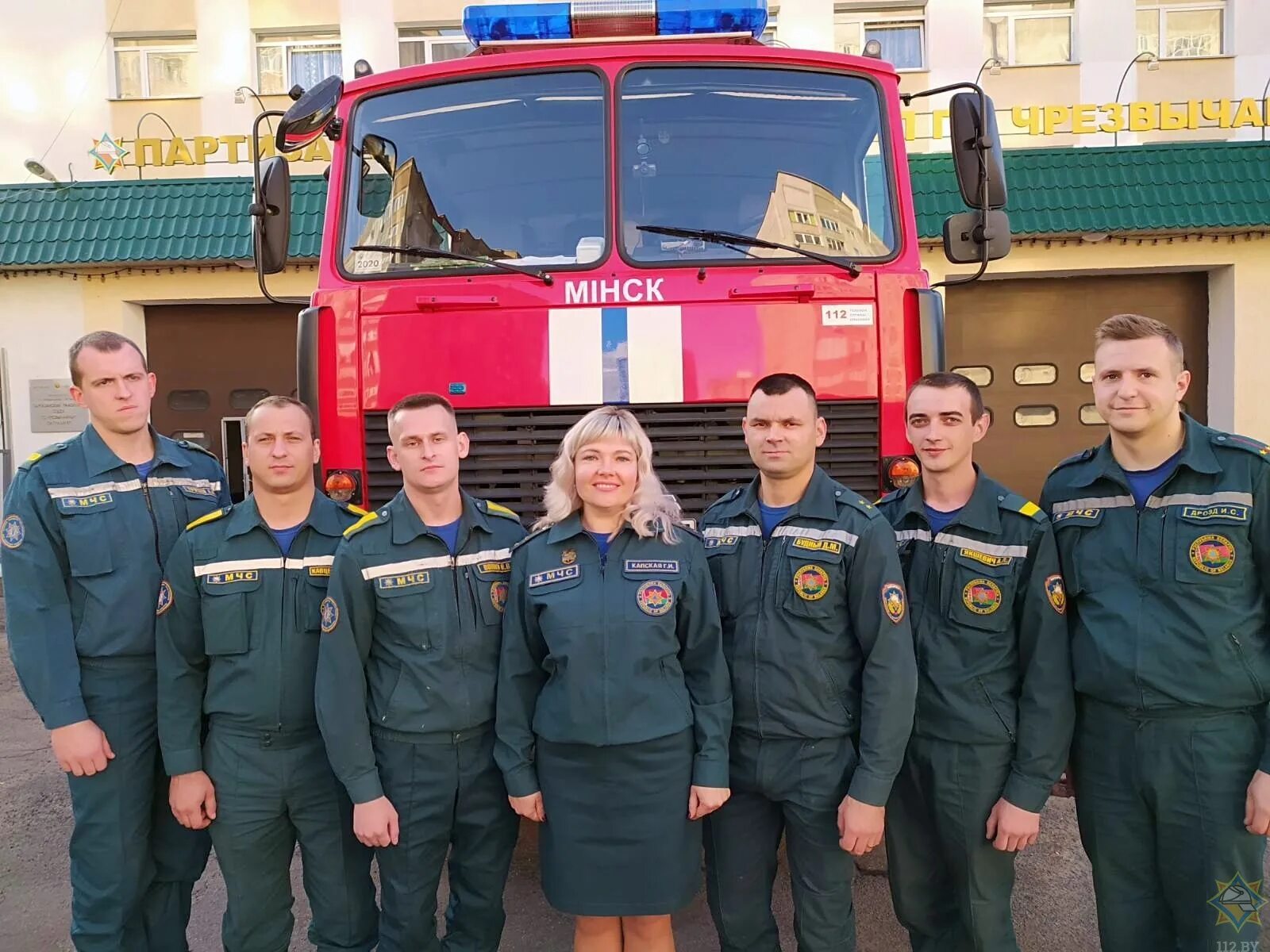 Минск мчс фото Третья смена пожарной аварийно-спасательной части № 17 г.Минска