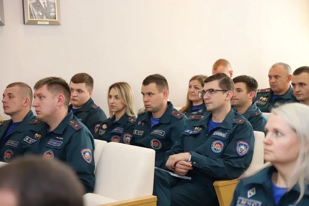 Минск новости фото Офицерское собрание прошло в Минском областном управлении МЧС
