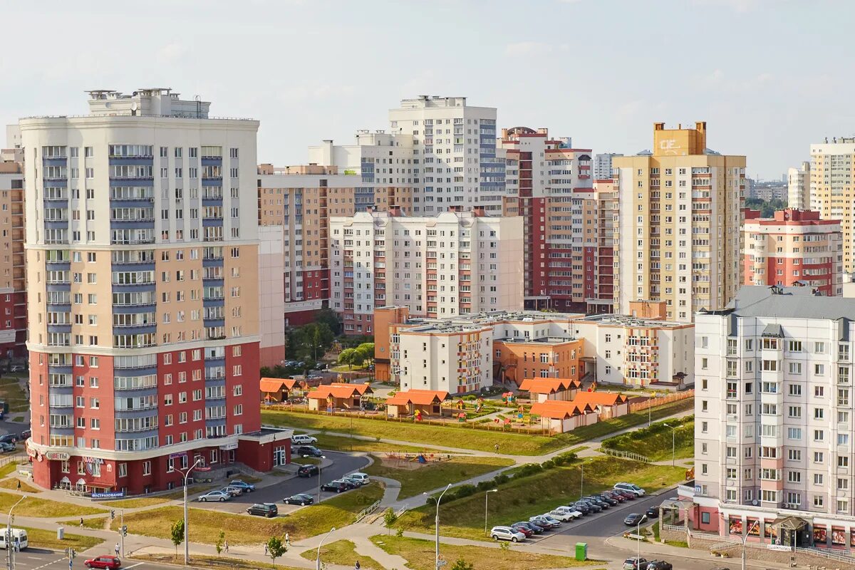 Минск новые районы фото Экскурсия Onliner.by: как выглядят и сколько стоят квартиры в жилом комплексе "М