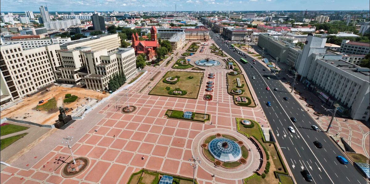 Минск площади фото Город Минск. Достопримечательности