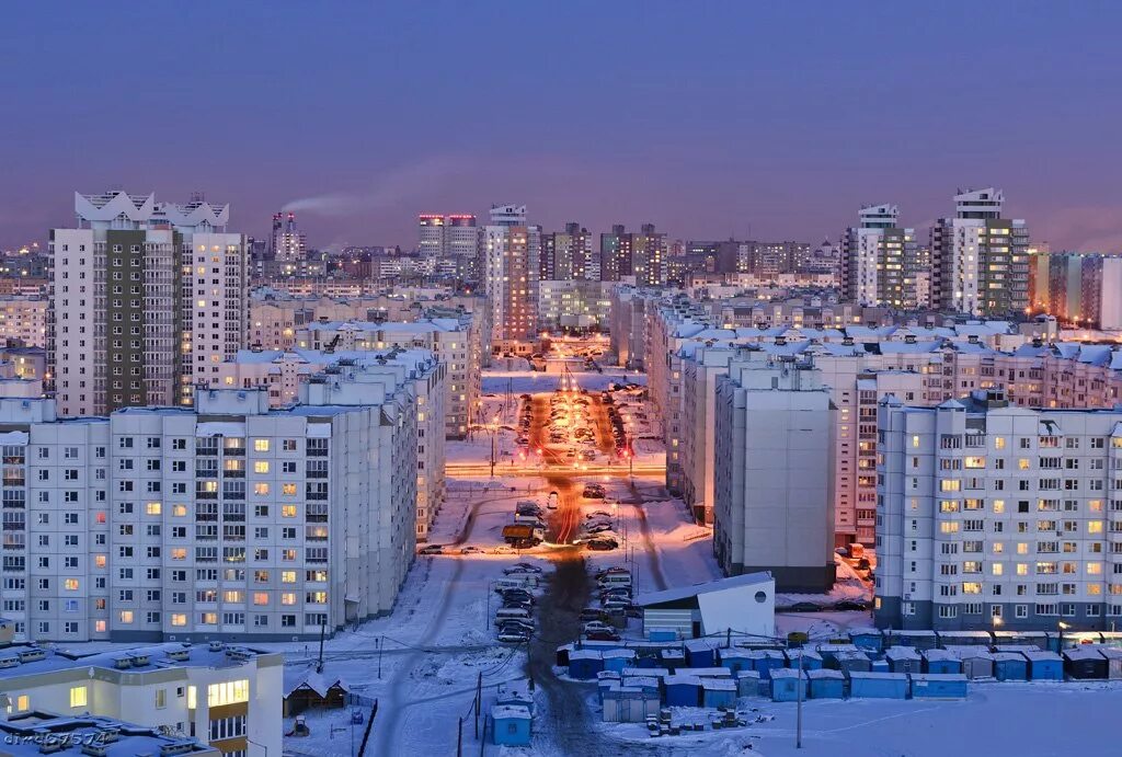 Минск районы фото Взгляд руфера на Каменную Горку