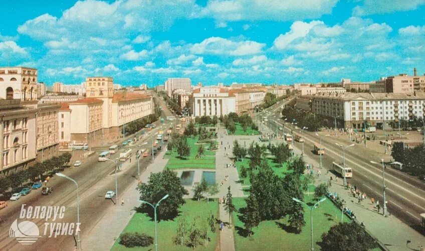 Минск ссср фото Площадь Якуба Коласа а Минске (Минская область)