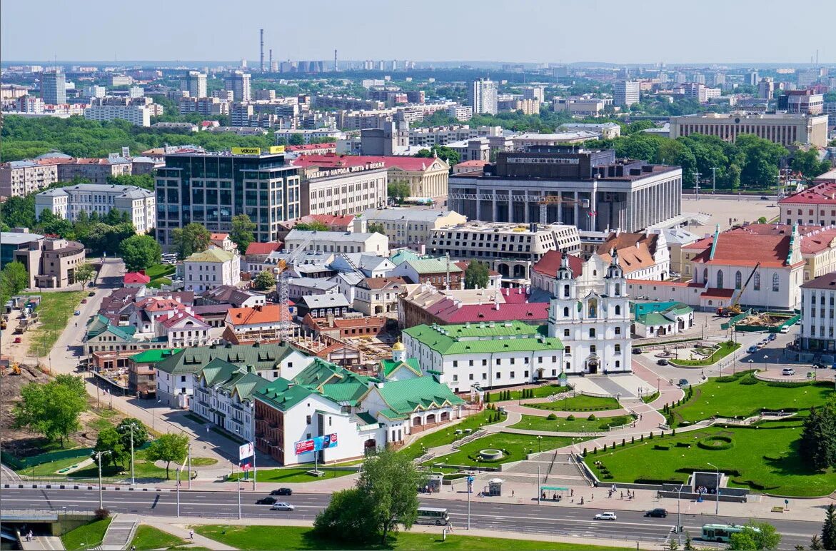 Минск центр города фото Исторический центр Минска практически восстановлен, а площадь Свободы сделают пе