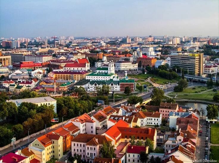 Минск центр города фото Pin on Minsk Unesco sites, City, Historical architecture