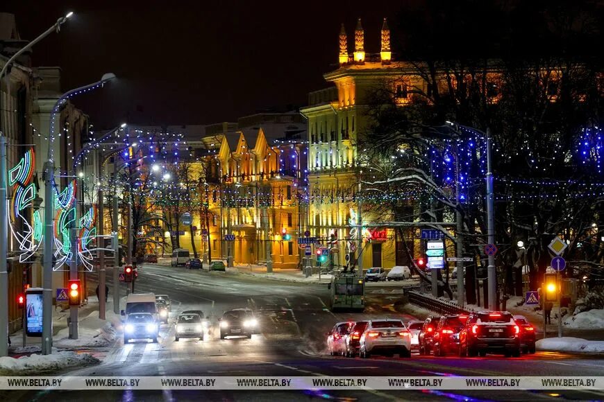 Минск в декабре фото ФОТОФАКТ: Предновогодний Минск