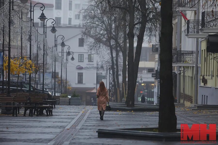 Минск в ноябре фото От дождя до мокрого снега. К чему еще готовиться белорусам 8 ноября - Минск-ново