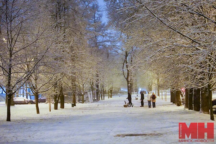 Минск в январе фото В дневные часы без осадков и до -13 ° C будет в Беларуси 10 февраля - Минск-ново