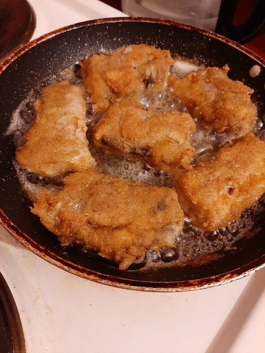 Минтай на сковороде рецепт с фото Жареный минтай в панировочных сухарях dilya_foodblog Дзен