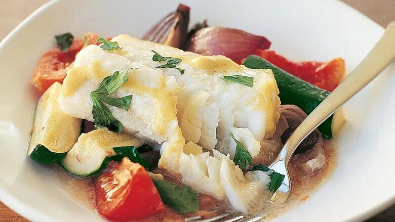 Минтай с овощами фото Морской окунь в фольге - пошаговый рецепт с фото, ингредиенты, как приготовить