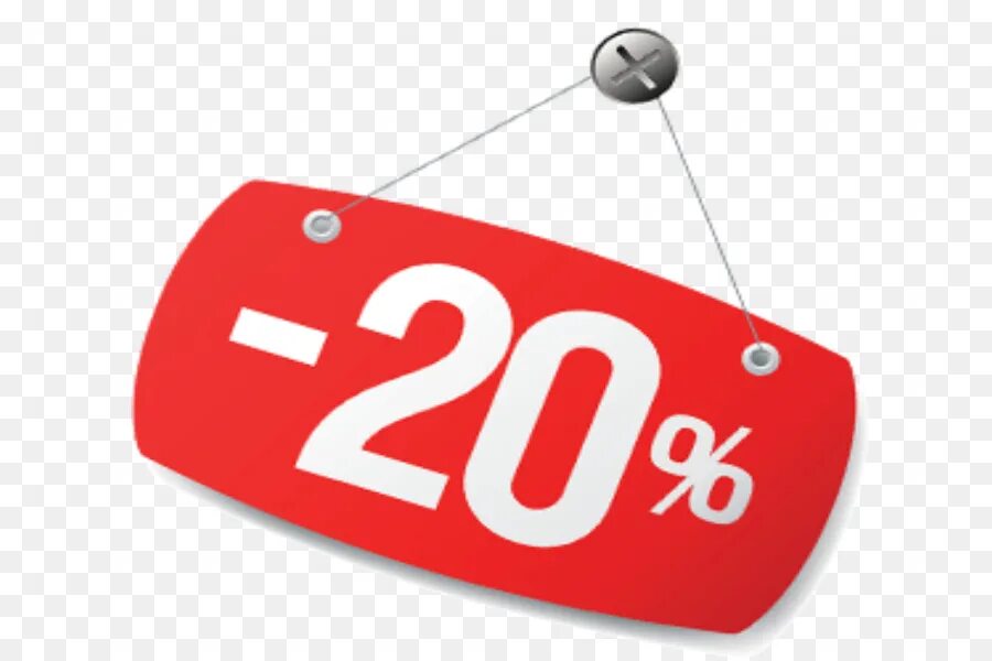 Минус 20 фото 20 Off Sign - Red 20% Off Discount Sign - CleanPNG / KissPNG