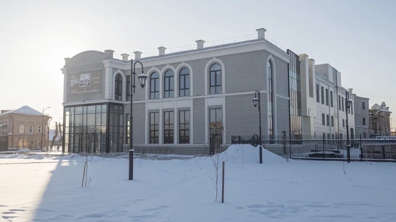 Минусинский драматический театр фото Завершилось строительство второго корпуса Минусинского драматического театра!