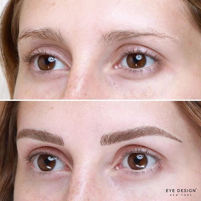 Минусы перманентного макияжа Eyebrow Microblading & Custom Eyebrow Design NY Eye Design Studio Eyebrow design