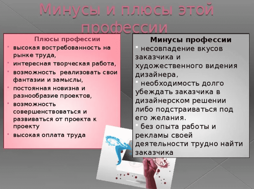Минусы профессии дизайнер интерьера Особенности и проблемы подготовки дизайнеров в российских вузах * Советы эксперт