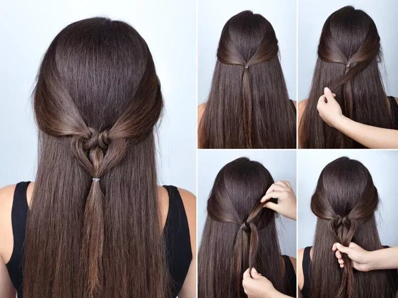 Минута прическа Top 20 Simple Hairstyles for Gowns and Frocks Long thin hair, Beautiful hair, Lo