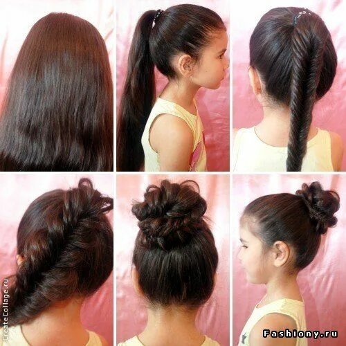 Минута прическа школа Children hairstyle Прически, Детские прически, Новая прическа