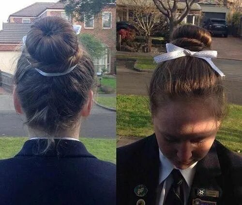Минута прическа школа braid into bun back to school hairstyle #estilosparainfantes Hair styles, Little