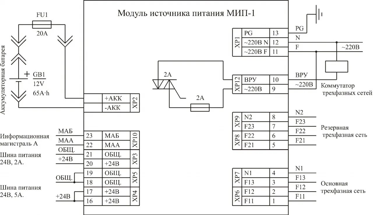 Мип 1 подключение Самостоятельная работа № 4. Выполнить электрическую схему подключения. 2020 Инже