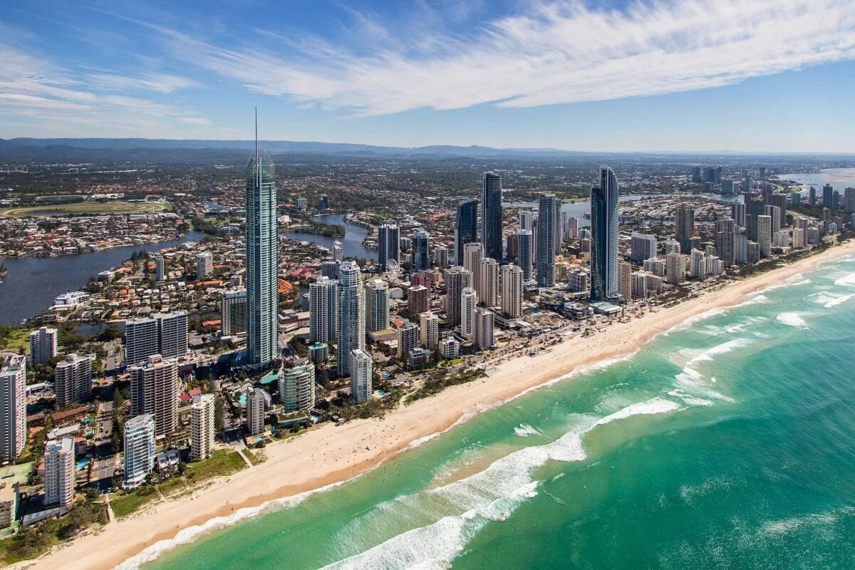 Мир австралии фото Melbourne, Victoria Melbourne australia, Aerial photography, Surfers paradise