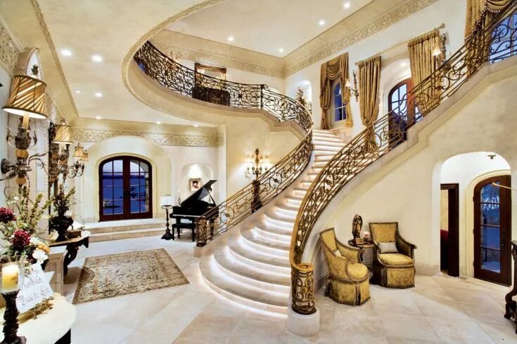 Мир дизайна домов Image Gallery - Luxe Interiors + Design in 2024 Luxe interiors, Foyer decorating
