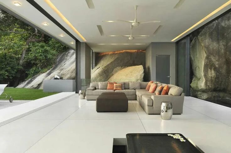 Мир дизайна домов Luxury Dream Homes Open plan living room, Living room modern, Modern interior de