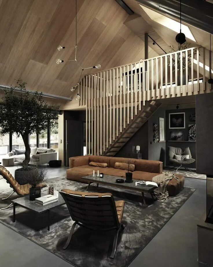 Мир дизайна домов Pin de Alexander en Home Casas de diseño industrial, Casas estilo cabaña, Diseño