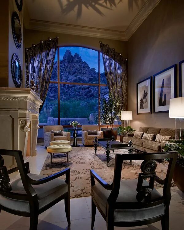 Мир дизайна фото Floor To Ceiling Windows: A New Way To Define Your Home Contemporary living room