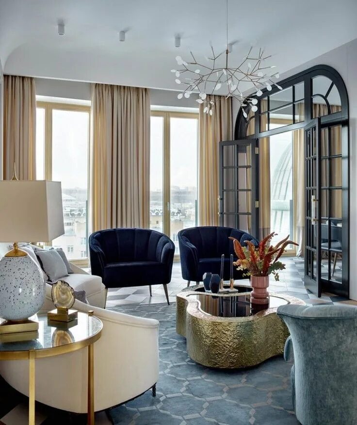 Мир дизайна фото This Elegant Apartment Is What Home Decor Dreams Are Made Of (Inspiration & Idea