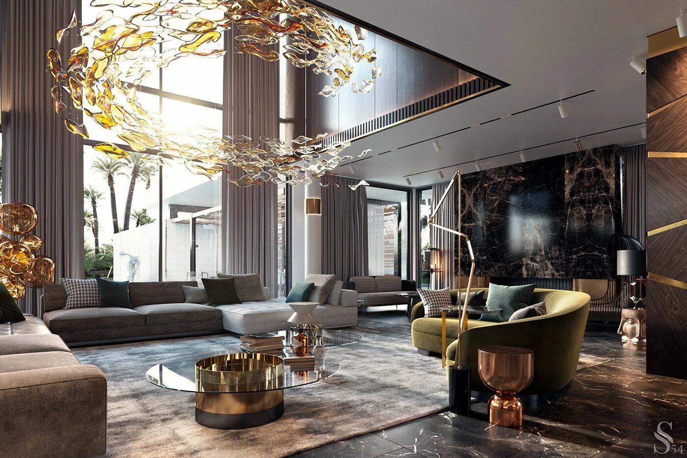 Мир дизайнера интерьера VILLA IN MOROCCO on Behance Contemporary interior design, Luxury homes interior,