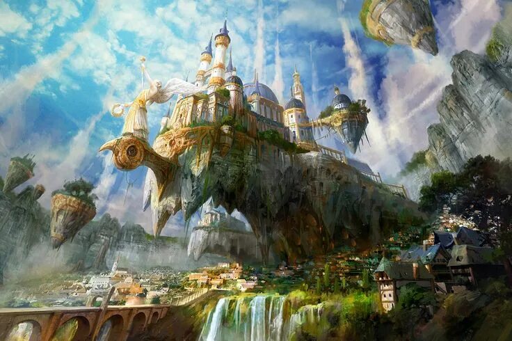 Мир фэнтези фото Ошибка 429 Fantasy concept art, Fantasy artwork, Fantasy landscape