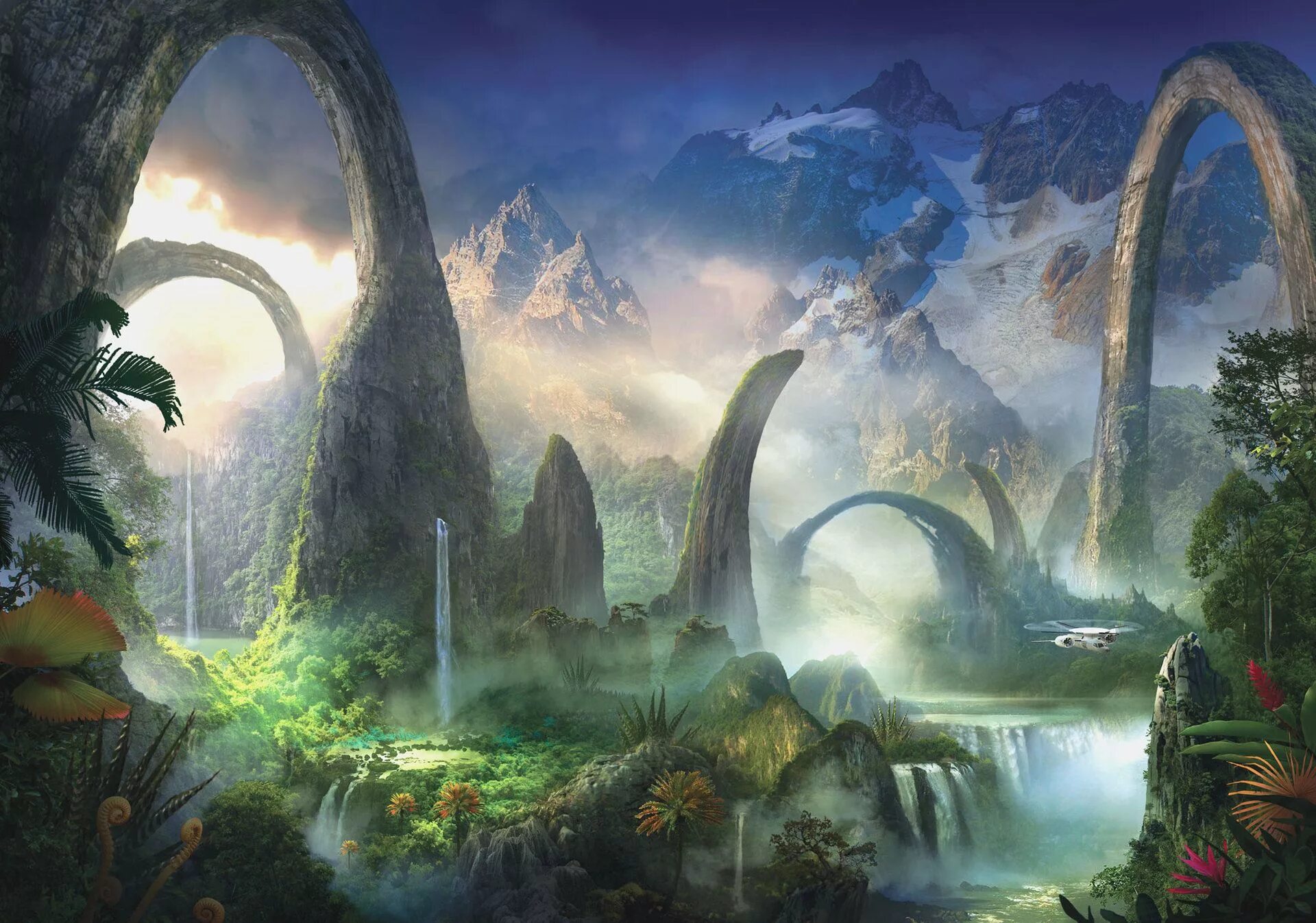 Мир фэнтези фото The Great North Road, Philip Straub Fantasy art landscapes, Fantasy landscape, F