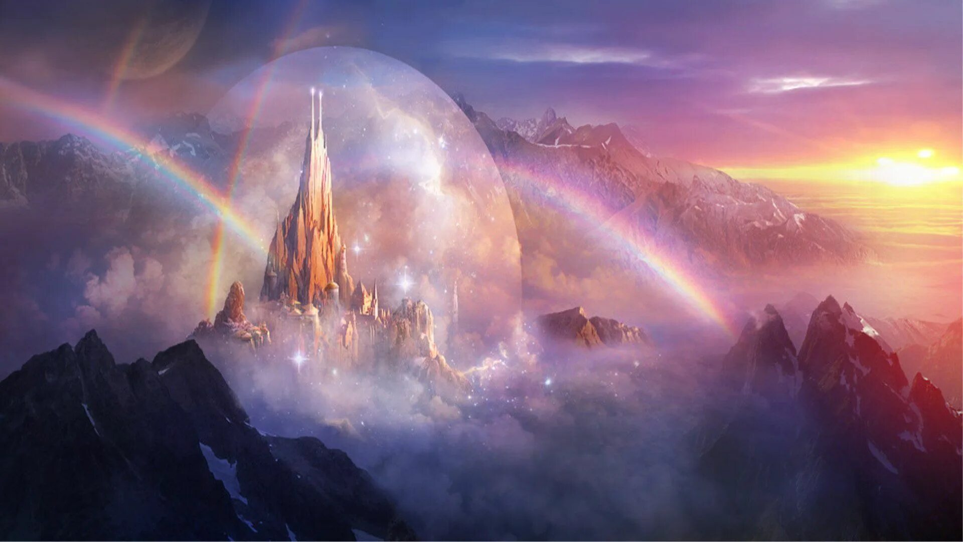 Мир фэнтези фото Telumendil Fantasy landscape, Fantasy castle, Landscape wallpaper