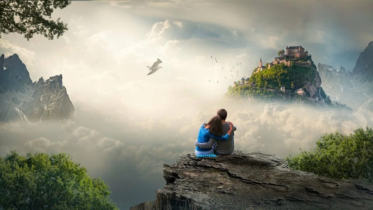Мир фото фотошоп Fantasy World - Photoshop Manipulation Tutorial Processing - YouTube